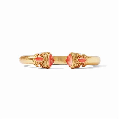Picture of Julie Vos Monaco - Monaco Demi Cuff In Iridescent Coral