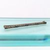 Picture of Art Deco Era 14K Yellow Gold Filigree & Blue Stone (Sapphire?) Bar Brooch