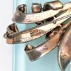 Picture of Signed Mazer Sterling Silver & Clear Rhinestone Brooch