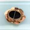 Picture of Victorian Era 9K Rose Gold Double Sided Hair Art/Mounring Brooch With Swiveling Frame
