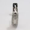 Picture of 14K White Gold 1.00 CT Diamond Hoop Earrings