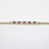 Picture of 14K Yellow Gold Diamond & Ruby Bracelet