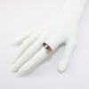 Picture of 14K White Gold Bi-Colored Emerald Cut Tourmaline Fashion Ring 
