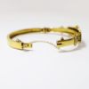 Picture of Victorian/Edwardian Era 14k Gold, Black Enamel, Seed Pearl & Old European Cut Diamond Bracelet