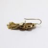 Picture of Victorian Era 14k Gold & Turquoise Etruscan Revival Style Earrings