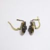 Picture of Late Georgian/Early Victorian 14k Gold, Sterling Silver & Rose Cut Diamond Earrings
