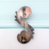 Picture of Fun Mid Century Taxco Sterling Silver Brooch with Tri-Colored Glass Cabochons