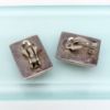 Picture of Vintage Taxco Sterling Silver & Black Onyx Clip-On Earrings