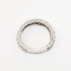 Picture of Blue Diamond Band Style Ring, 14k White Gold