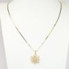 Picture of 0.50ct Diamond Free Form Pendant, 14k Yellow Gold