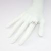 Picture of 14k White Gold & Round Brilliant Cut Diamond with Halo Engagement Ring