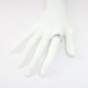 Picture of 10k White Gold & Three Stone Round Brilliant Cut Diamond Engagement Ring