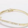 Picture of 14k Yellow Gold Diamond Bangle Bracelet