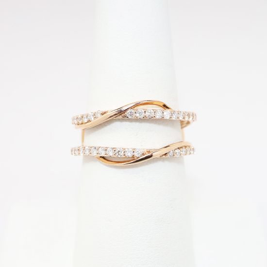 Picture of Diamond Insert Ring, 14k Rose Gold