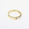 Picture of 1.00ct Square Brilliant Cut Diamond Band, 14k Yellow Gold