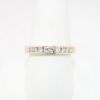 Picture of 1.00ct Square Brilliant Cut Diamond Band, 14k Yellow Gold