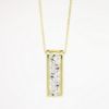 Picture of Diamond Slide Pendant, 14k Two-Tone Gold