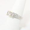Picture of 0.57ct Old European Round Cut Diamond Ring, 18k White Gold
