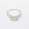 Picture of 0.57ct Old European Round Cut Diamond Ring, 18k White Gold