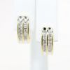 Picture of 0.50ct Diamond Channel Set Earrings, 14k Yellow Gold