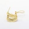 Picture of 0.50ct Diamond Channel Set Earrings, 14k Yellow Gold