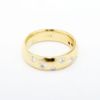 Picture of Burnish Set Diamond Band Ring, 14k Yellow Rold