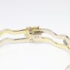 Picture of 14k Two-Tone Gold, Sapphire and Ruby Bangle Bracelet