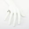 Picture of 0.75ct Diamond Pave Ring Set, Pear Shaped, 14k White Gold
