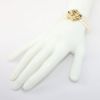 Picture of Triple-Strand Cultured Pearl Bracelet with Decorative 14k Gold, Diamond & Sapphire Clasp