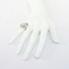 Picture of 14k White Gold Marquise & Brilliant Cut & Diamond Cluster Accented Cocktail Ring