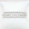 Picture of 14k White Gold Filigree & 2.00ct Diamond Bracelet with Safety Clasp