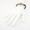 Picture of AXION Men's Braided Brown Leather Bracelet with Sterling Silver Alexander the Great Replica Coin
