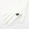 Picture of 14k White Gold Black & White Pavé Set Diamond Statement Ring