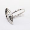 Picture of 14k White Gold Black & White Pavé Set Diamond Statement Ring