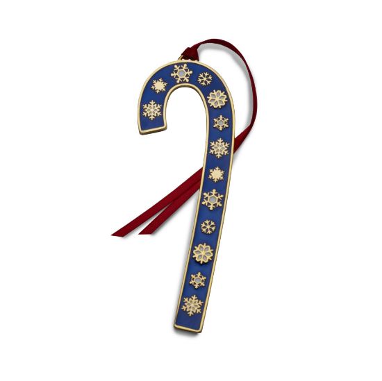 Picture of 2024 44th Edition Wallace Gold Plated Candy Cane Ornament