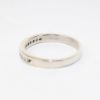 Picture of 14k White Gold & Channel Set Diamond Wedding Band