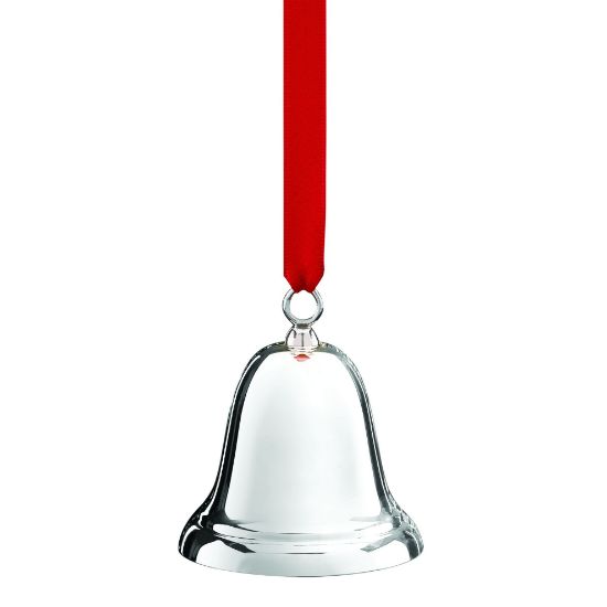 Picture of "Ringing in the Season" Sterling Silver Plain Bell Ornament