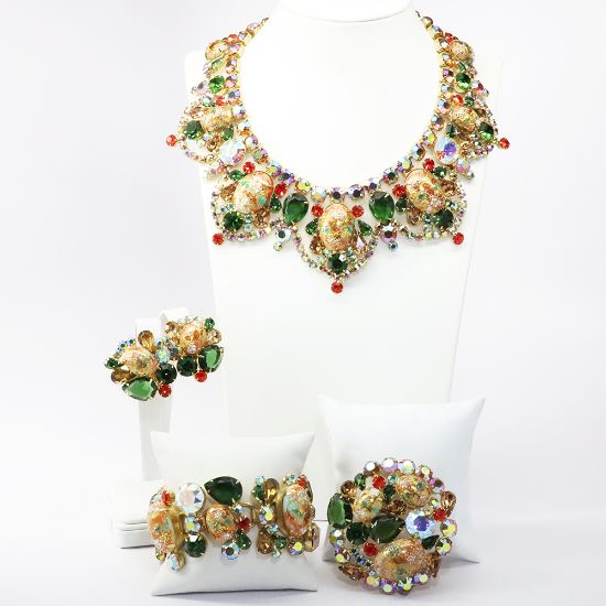 Picture of Vintage Juliana by DeLizza & Elster 5-Piece 'Easter Egg' Jewelry Set