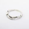 Picture of 14k White Gold, Cushion & Round Cut Diamond Bridal Ring Set
