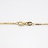 Picture of 14k Yellow Gold Necklace with Diamond Encrusted Teardrop Shaped Pendant