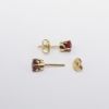 Picture of 14k Yellow Gold .81CTW Ruby Studs