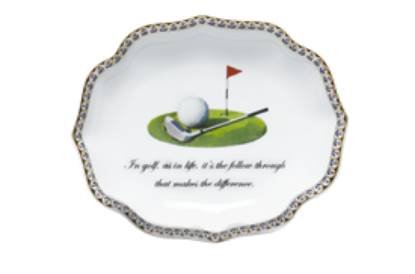 Picture of Mottahedeh , 'In Golf, As In Life, It's The Follow Through That Makes The Difference' Tray