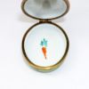 Picture of  Retired White Rabbit With Bag Of Carrots Limoges Trinket Box