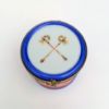 Picture of Rare Retired Snare Drum With Teddy Bear Clasp Limoges Trinket Box