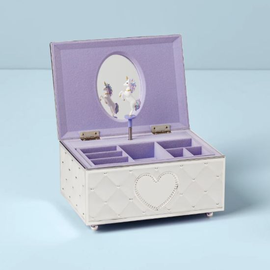 Picture of 'Childhood Memories' Musical Unicorn Jewelry Box
