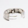 Picture of 18k White Gold Hoop Earrings with Diamonds Accents Set in Heart Shapes 