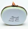 Picture of  Rare Limoges Porcelain Bird On Branch Trinket Box by Chamart