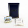 Picture of Halcyon Days for the Smithsonian Enameled Easter Box Featuring Bunnies on a Tandem Bicycle