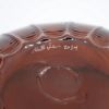 Picture of Matt Kolbrener Medium Threaded Glass Bowl in Wine