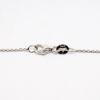 Picture of 18k White Gold Necklace with Pear Cut Tanzanite & Diamond Pendant 